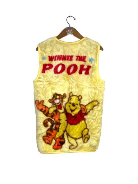 Other Designers Rare‼️ Disney Winnie the Pooh Blanket Vest Big Logo