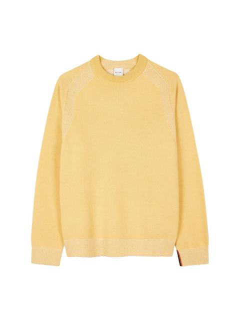crew-neck lambswool sweater