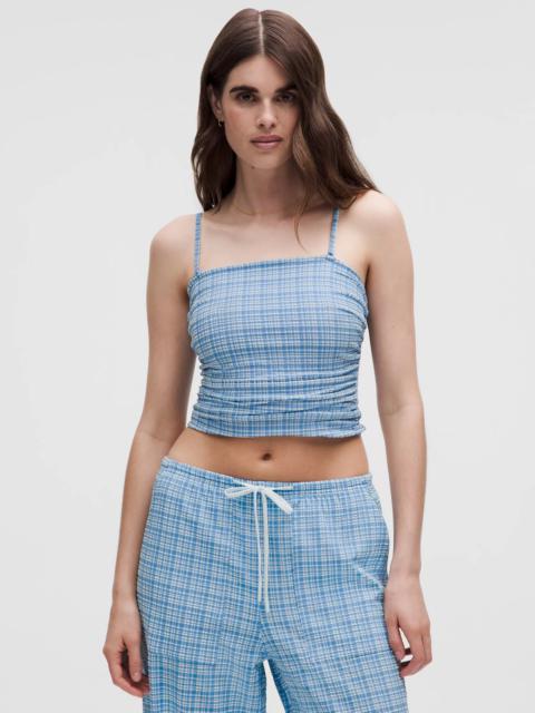 lululemon Seersucker Check Strappy Tank Top