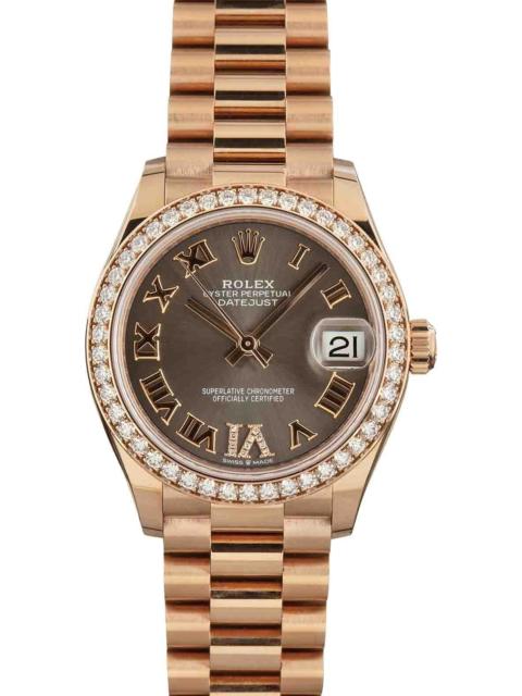 ROLEX Rolex Datejust 31 Ref 278285 Mother of Pearl Diamond Dial
