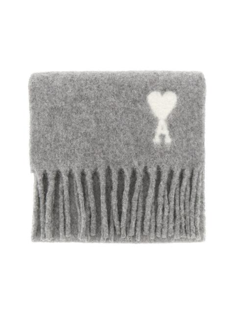 AMI Paris 'AMI DE COEUR' ALPACA-BLEND SCARF