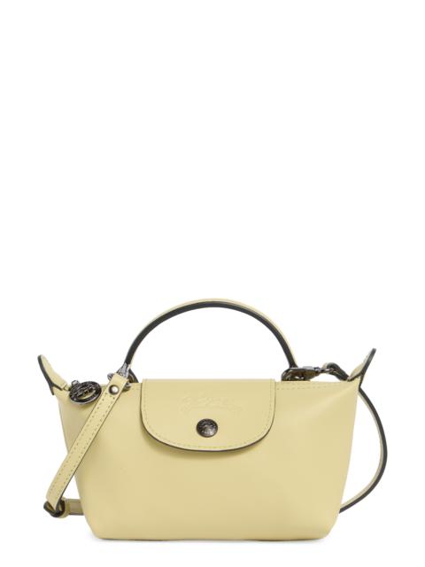 Longchamp Longchamp Extra Small Le Pliage Xtra Leather Clutch in Pistachio at Nordstrom
