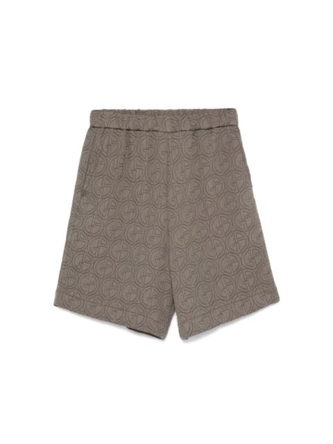 Interlock-monogram Bermuda shorts