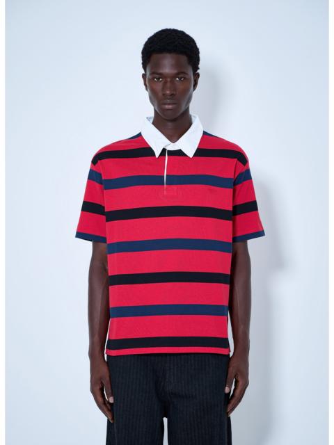 Prada Prada Men Short-Sleeved Cotton Polo Shirt