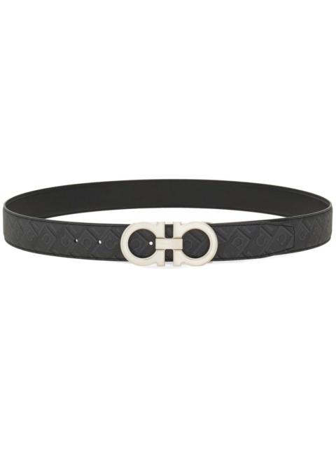 FERRAGAMO Ferragamo Men Gancini Leather Belt