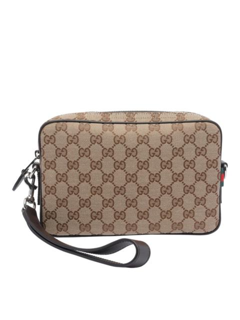GUCCI Gucci Small Gg Canvas Crossbody Bag
