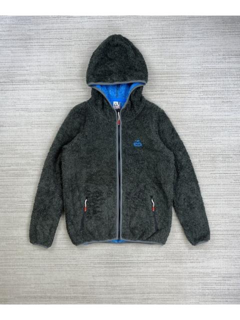 Other Designers Vintage Chums Grey Sherpa Zipper Hoodie