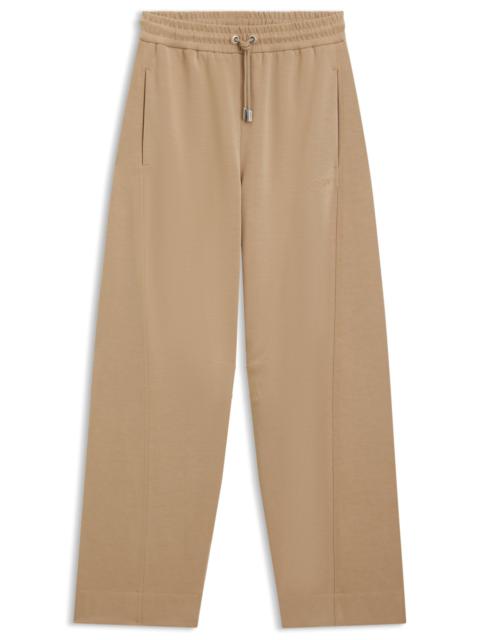 BOSS BALLOON TROUSERS IN STRETCH JERSEY WITH EMBROIDERED LOGO