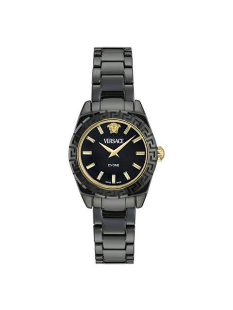 VERSACE Versace DV One Mini Quartz Black Dial Ladies Watch VE9F00124