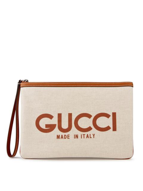 GUCCI CNVS LGO CLTCH LD42