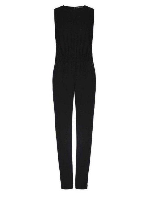 Other Designers BCBGMAXAZRIA - Victorya Lace Side Paneles Jumpsuit