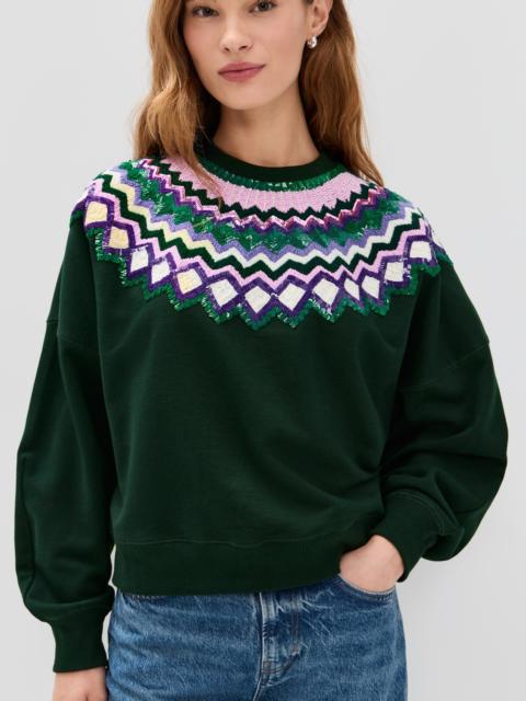 ESSENTIEL ANTWERP Issu Embroidered Sweatshirt