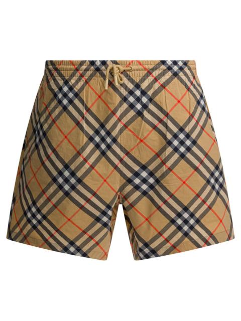 Burberry Check Swimwear Beige