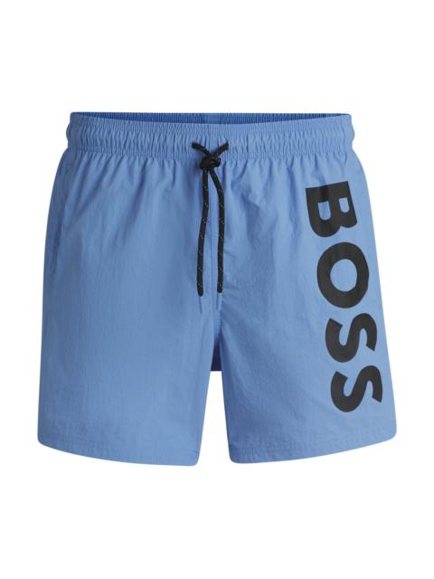 BOSS FULLY LINED SWIM SHORTS WITH LOGO PRINT