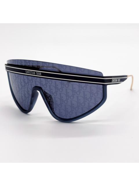 Dior NEW DIOR SUNGLASSES DIORCLUB M2U 31B8 SHIELD GOLD/BLUE