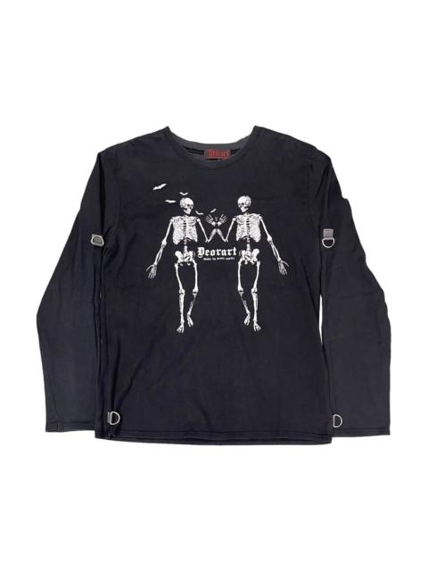 Other Designers Archival Clothing - Sunfaded Vintage Deorart “Made In Devil Castle” Punk tee