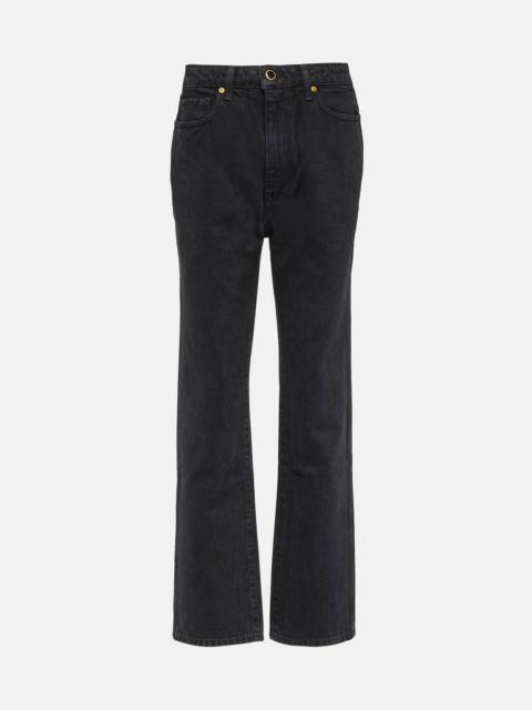 KHAITE Abigail high-rise straight jeans