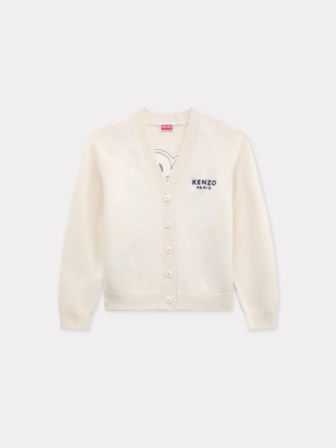 KENZO 'Boke Flower' embroidered cardigan in wool