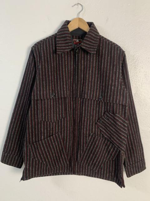Other Designers Johnson Woolen Mills - Vintage Johnson Stripe Wool Jacket