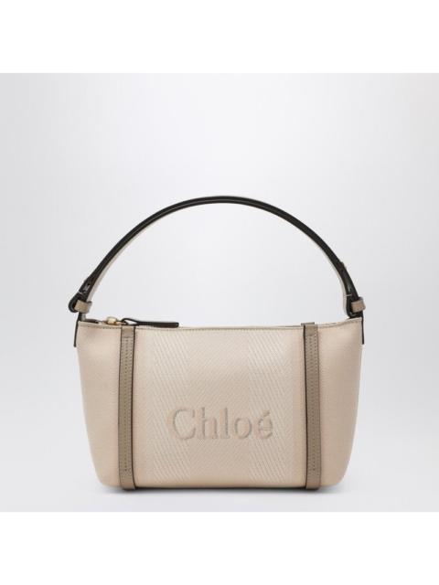 Chloé Chloé Chloé Carry Bag In Pink Beige Striped Canvas Women