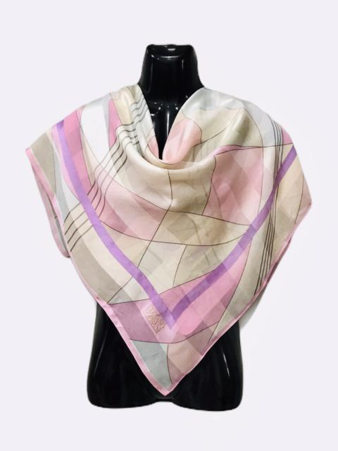 Other Designers Italian Designers - LUCIANO SOPRANI GEOMETRY PASTEL SILK SCARF
