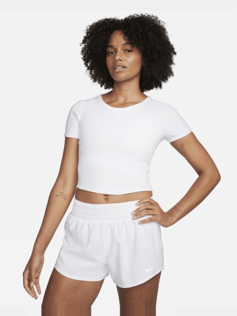 Nike Nike One Fitted Women's Dri-FIT Short-Sleeve Cropped Top