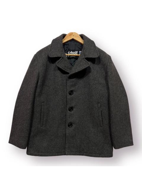 🔥SOLD OUT🔥 WOOL COAT SCHOTT N.Y.C USA HEAVY DUTY JACKET