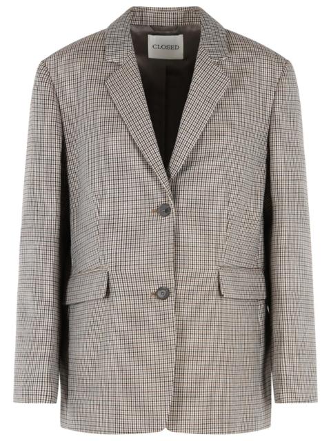 CLOSED Closed LOLA Blazer Beige Virgin Wool Blend