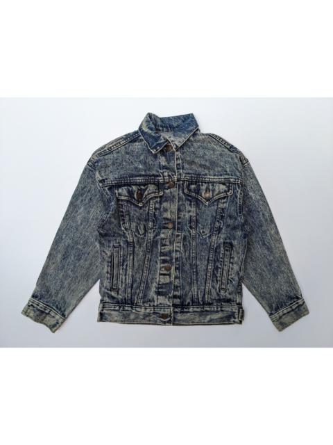 Vintage 80s Levi's Acid wash trucker jacket