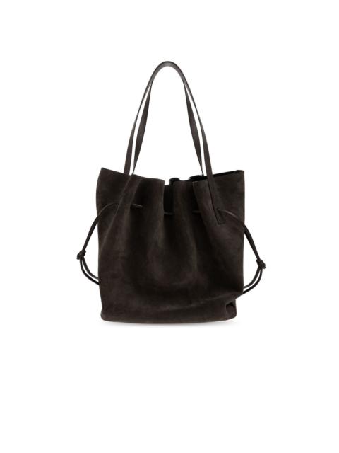 Other Designers Other - YUZEFI Ganache Suede Scallop Shopper Bag New & Authentic