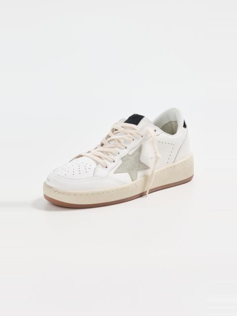 Golden Goose Ballstar 2 Leather Upper And Spur Suede Star Shiny Leather Heel