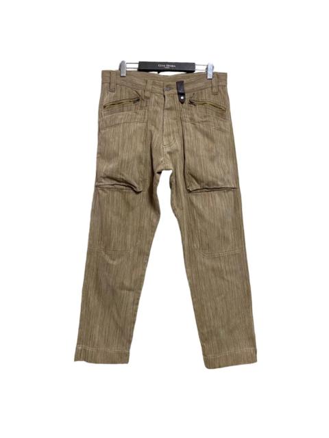Other Designers Japanese Brand - VICIOUS FLAVOR Gardener Pants Striped Twill