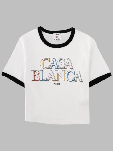 CASABLANCA Casablanca Women T-Shirt "Stacked Logo"