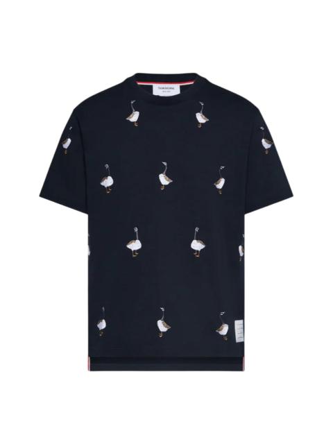 Thom Browne Geese Print Jersey Tee Men