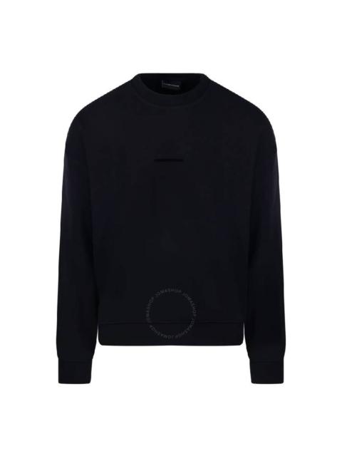 Emporio Armani Embroidered Logo Crew Neck Sweatshirt