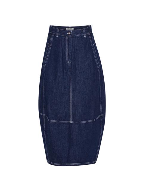 HENRIK VIBSKOV DUSK DENIM SKIRT - NAVY DENIM