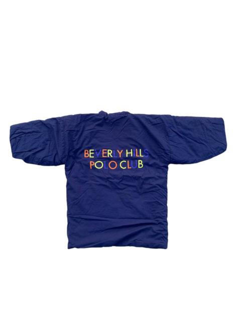 Other Designers Beverly Hills Polo Club - Vintage BHPC Multicolor Spellout Primaloft Hanten Kimono