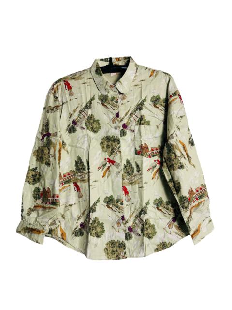 Other Designers 🔥RARE🔥Vintage 90s Burberrys All Print Button Up Shirt
