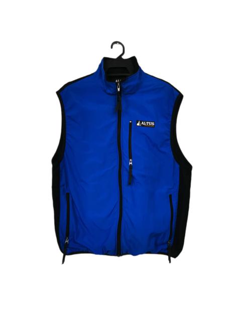 Other Designers Vintage - Vintage ALTUS POLARTEC Blue Vest Made in Canada