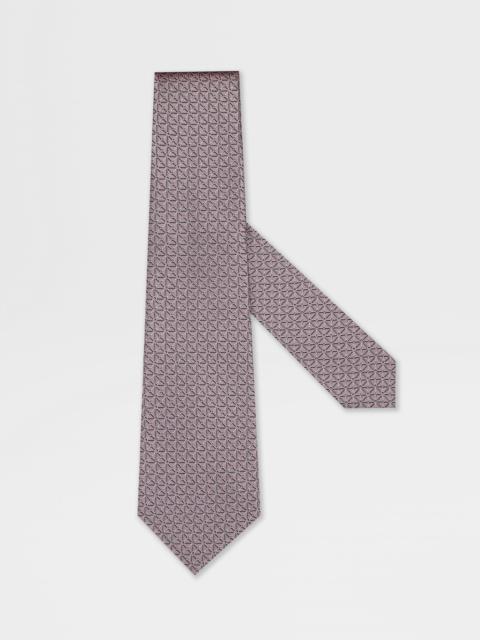 ZEGNA PINK SILK TIE