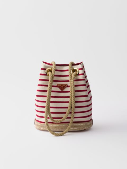 Prada Small fabric bucket bag