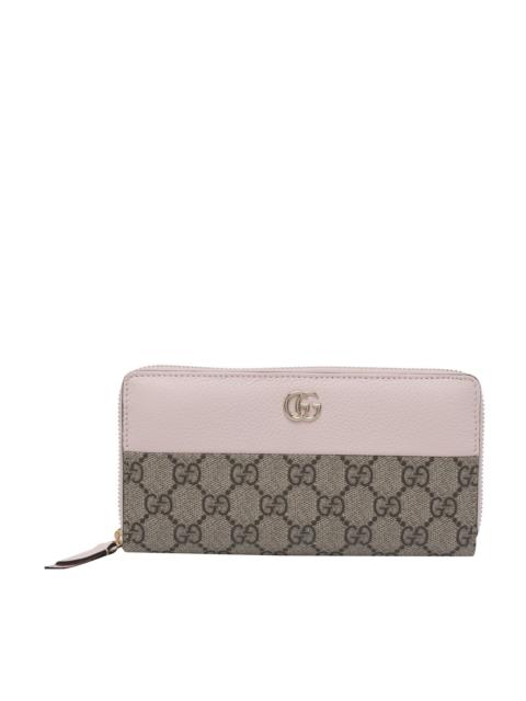 GUCCI Gucci Women Gg Marmont Bi-Colour Zipped Wallet