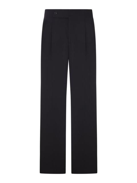 GIORGIO ARMANI Giorgio Armani Men Double-Pleat Trousers In Pure Virgin Wool