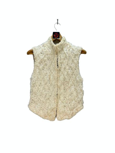 Other Designers Vintage - PAULA LISHMAN LIMITED KNITTED DYED BEAVER FUR VEST #7637-159