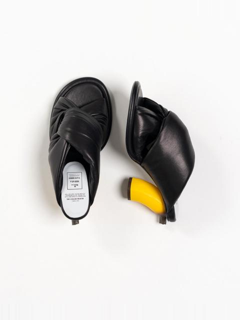 Maison MIHARAYASUHIRO Banana Heel Puffer Sandals