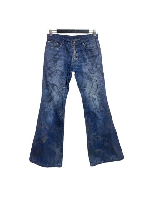 Other Designers Japanese Brand - Tornado Mart Denim Flare Jeans Painted