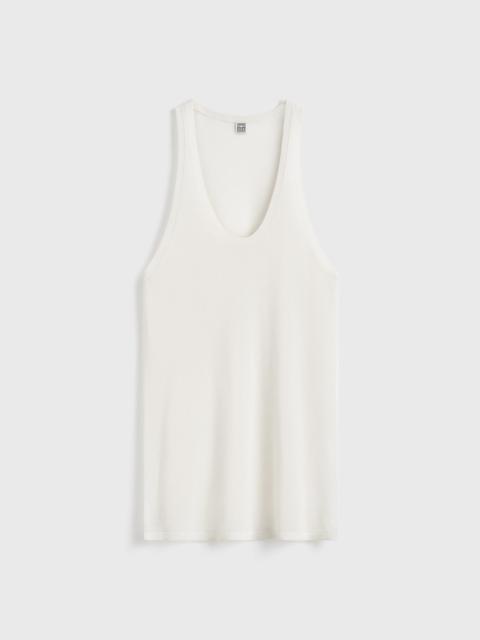 TOTEME Tank knit white
