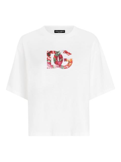 Dolce & Gabbana Dolce & Gabbana Women Logo Cotton T-Shirt