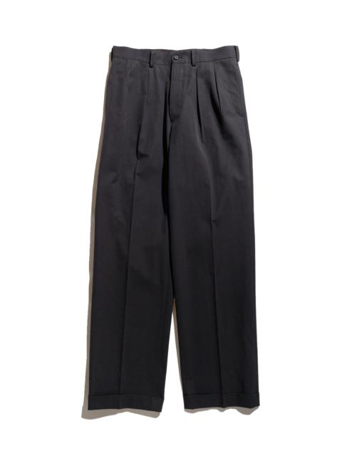2 Pleats Trousers Dark Navy