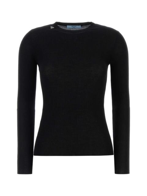 Prada Prada Women Black Wool Sweater
